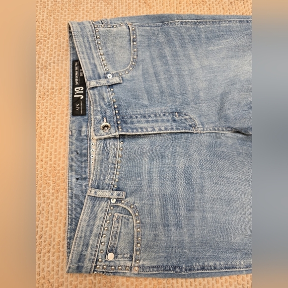 ARMANI EXCHANGE WOMEN'S J19 SUPER-SKINNY SIDE SLIT JEANS SIZE 31 - Picture 8 of 14